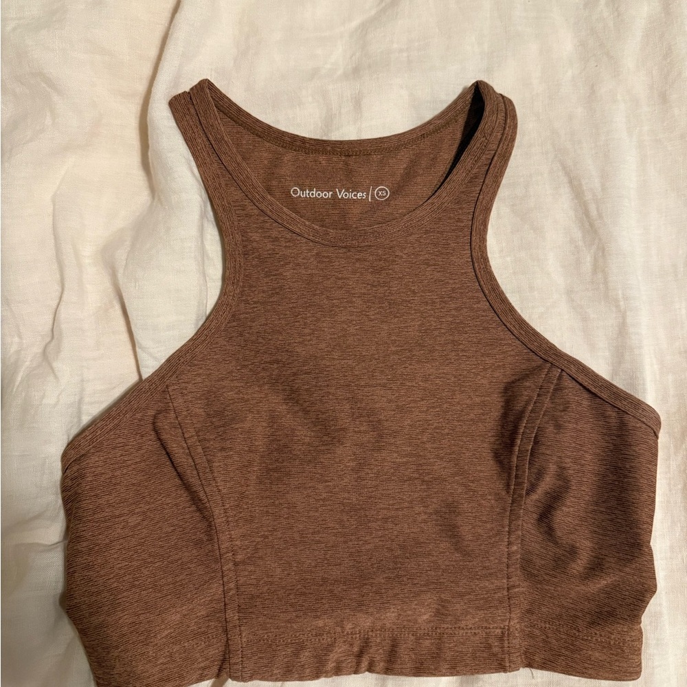 Outdoor Voices Women's Chocolate Crop Top